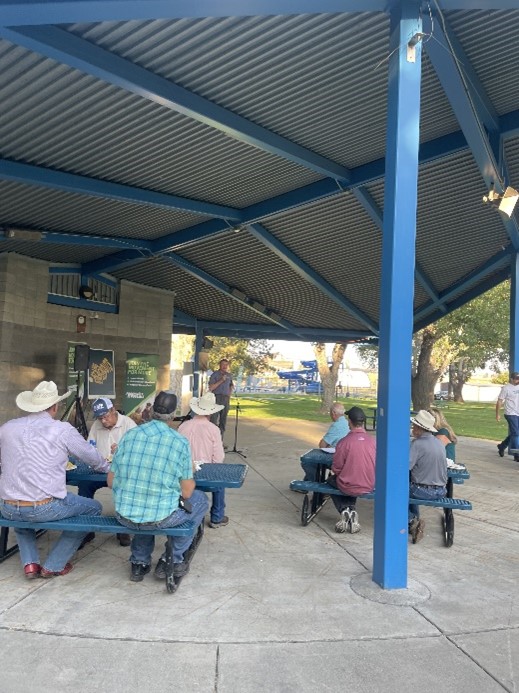 Concerned citizens convene in Colstrip, Montana to discuss Prosperity Is Possible energy solutions. 