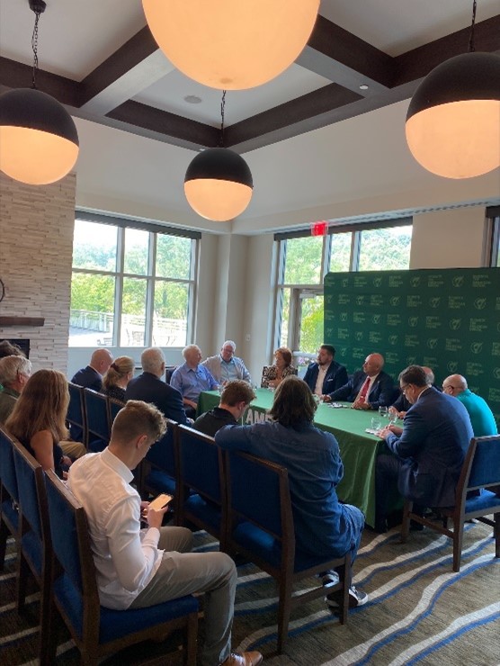 Prosperity Is Possible panel in Morgantown, WV, which discussed regulations on energy policy and the damage done to prosperity. 